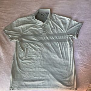 Nike Men's Mint Green Polo Shirt